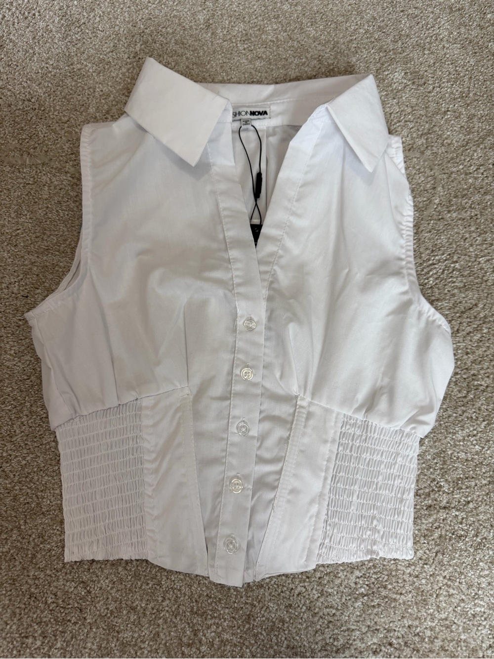 NWT Fashion Nova corset crop top, XS